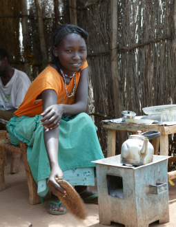 Woman with a cooking stove in Ethiopia Cover Image