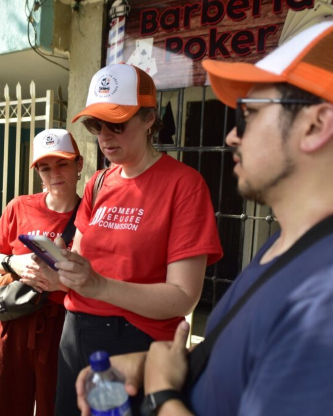 Women's Refugee Commission and Tiempo de Juego staff in Santa Marta, Colombia