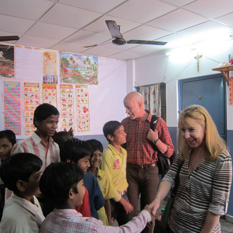 Dale Buscher on a field trip to India in 2011.