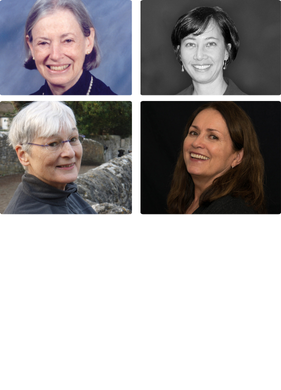 Mary Anne Schwalbe, Mary Diaz, Carolyn Makinson, and Sarah Costa