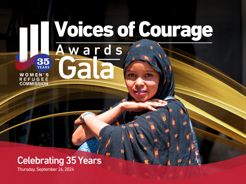 WRC's 2024 Voices of Courage banner