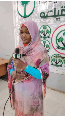 Ikhlas, a women’s rights activist from Sudan