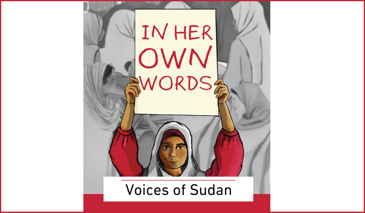 Cover of In Her Own Words: Voices of Sudan report