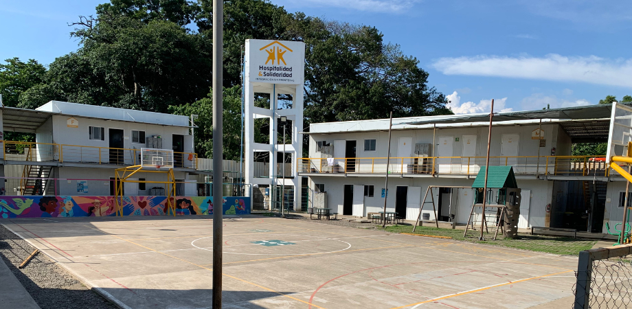 The Hospitalidad y Solidaridad shelter for migrants in Tapachula, Mexico